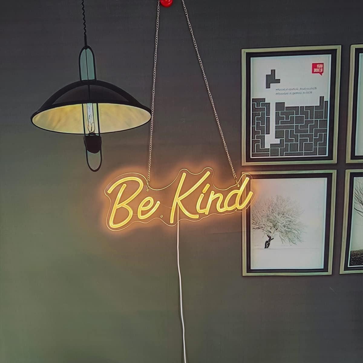 Luz Neón LED Regulable Sé Amable - Decoración Pared USB