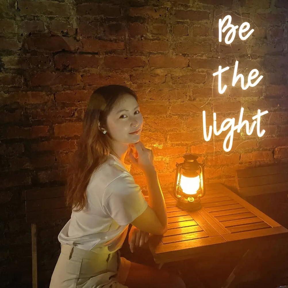 Luz Neon Decorativa QiaoFei Ser Luz-W 43x25cm Blanco Cálido