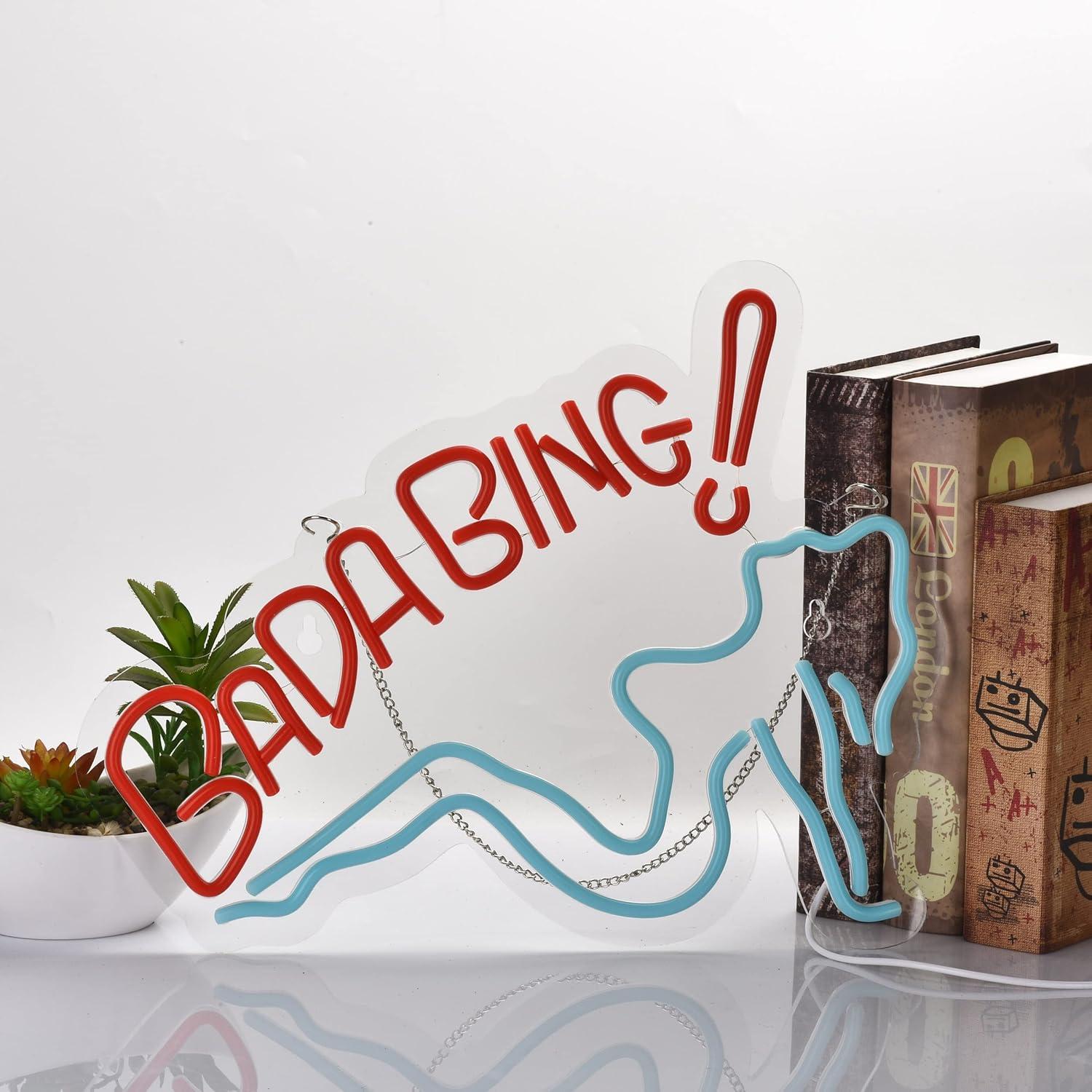 Letrero de Neón Bad Girls ZODZ 43.2x33cm Dimmable USB