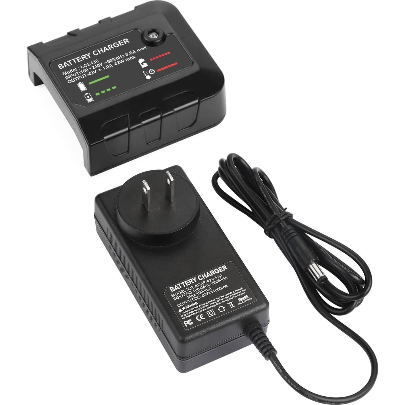 Cargador de Batería 40V Black+Decker LCS36 LCS40 Litio