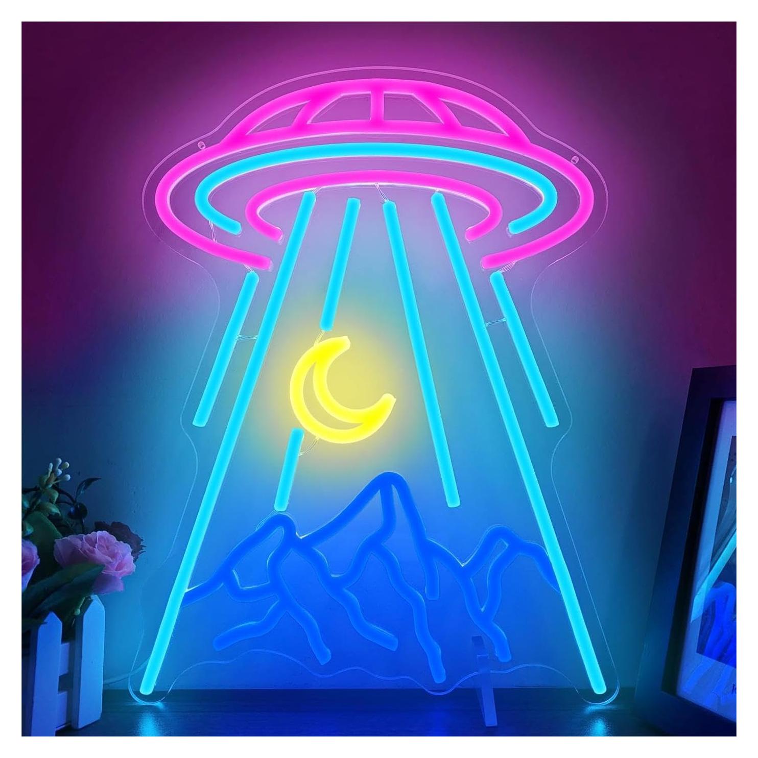 Luz de Neón UFO Geeinar 39.37x29.97 cm Dimmable Decorativa