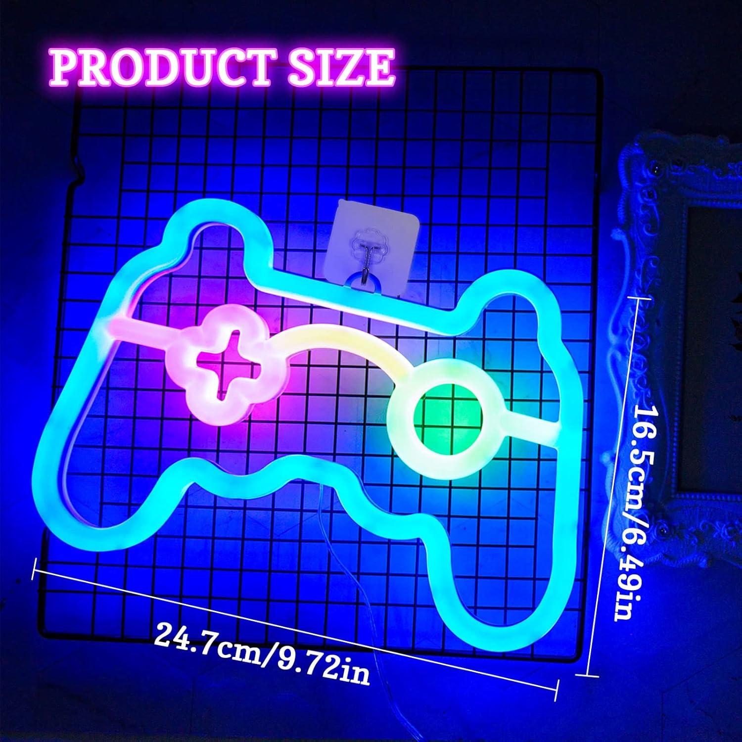 Luz de Neón Gamer Vicloon Controlador de Juego LED USB