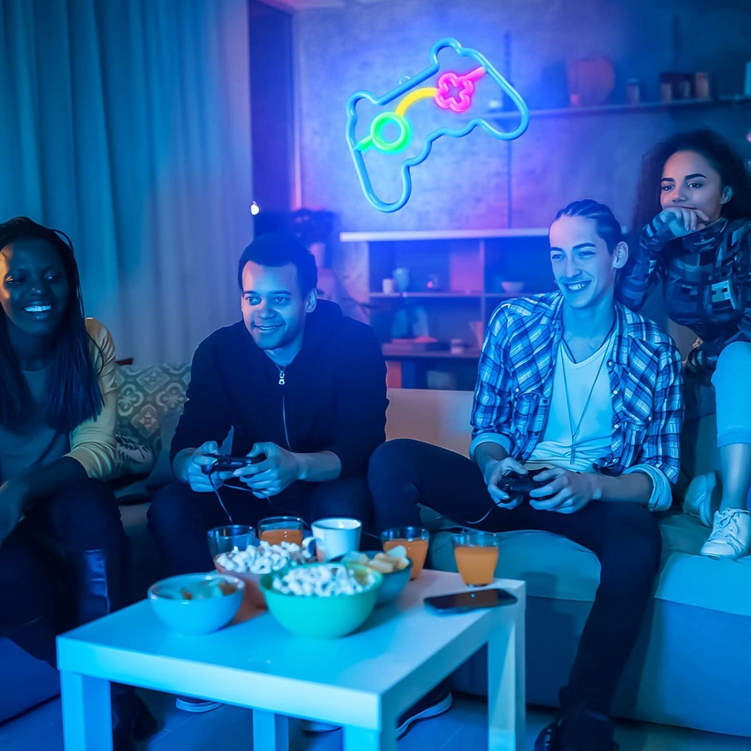 Luz de Neón Gamer Vicloon Controlador de Juego LED USB