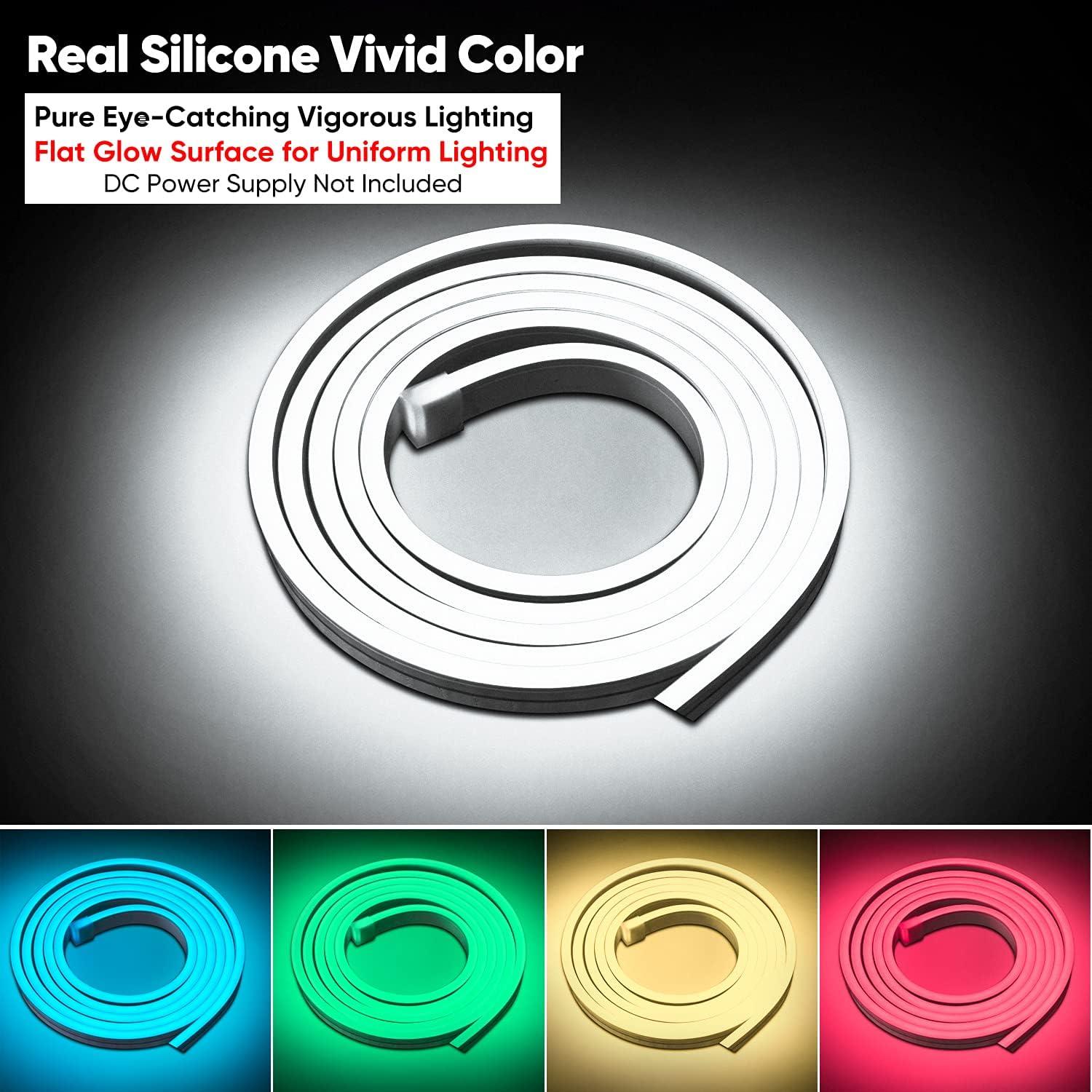 Tira LED Neon RGB 5m Shine Decor Control Remoto Dimmable