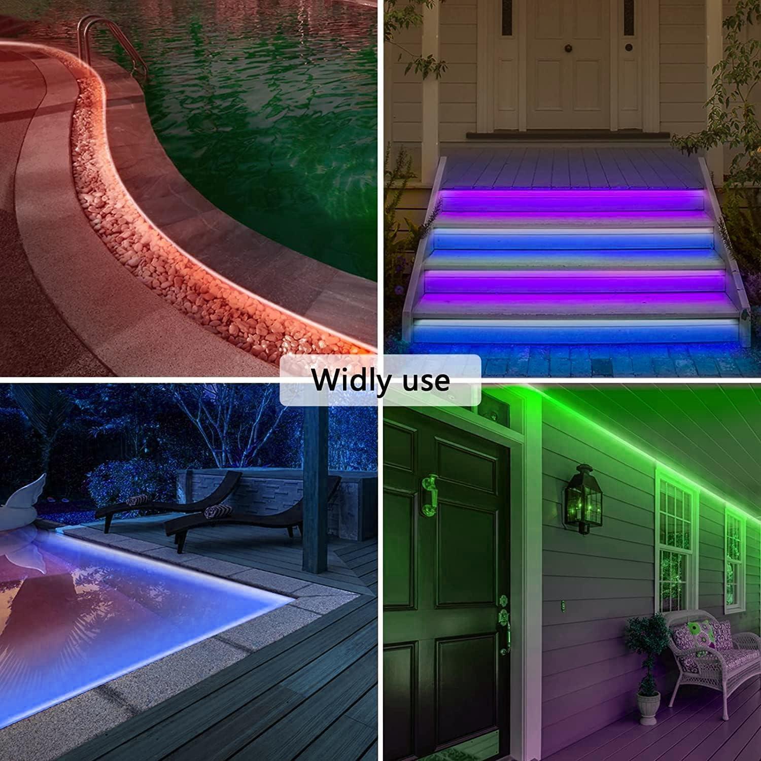 Tira de Luces LED Neón RGB 5m Lucienstar, Control App, IP67