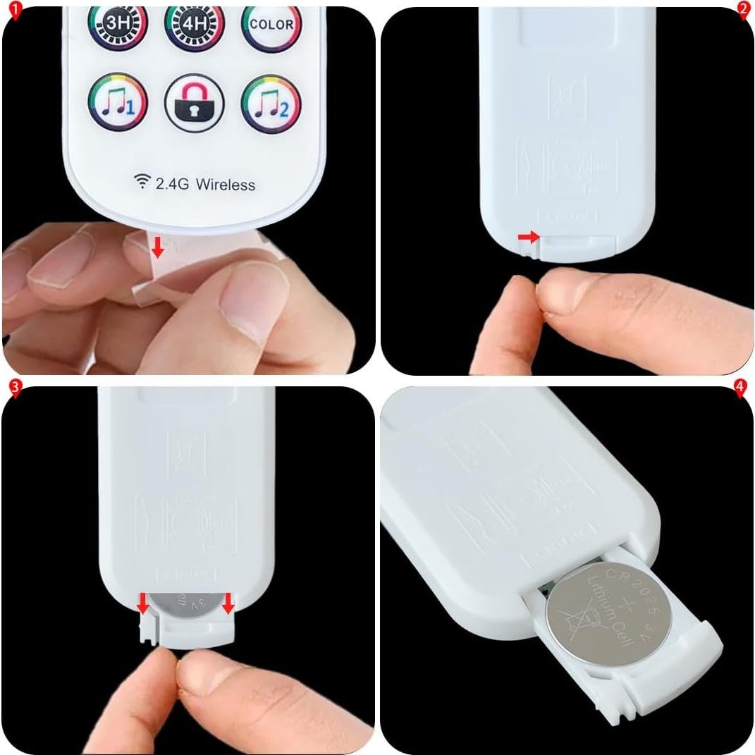 Tira de Luz LED RGB 2.99m Azhongxus con Control Remoto