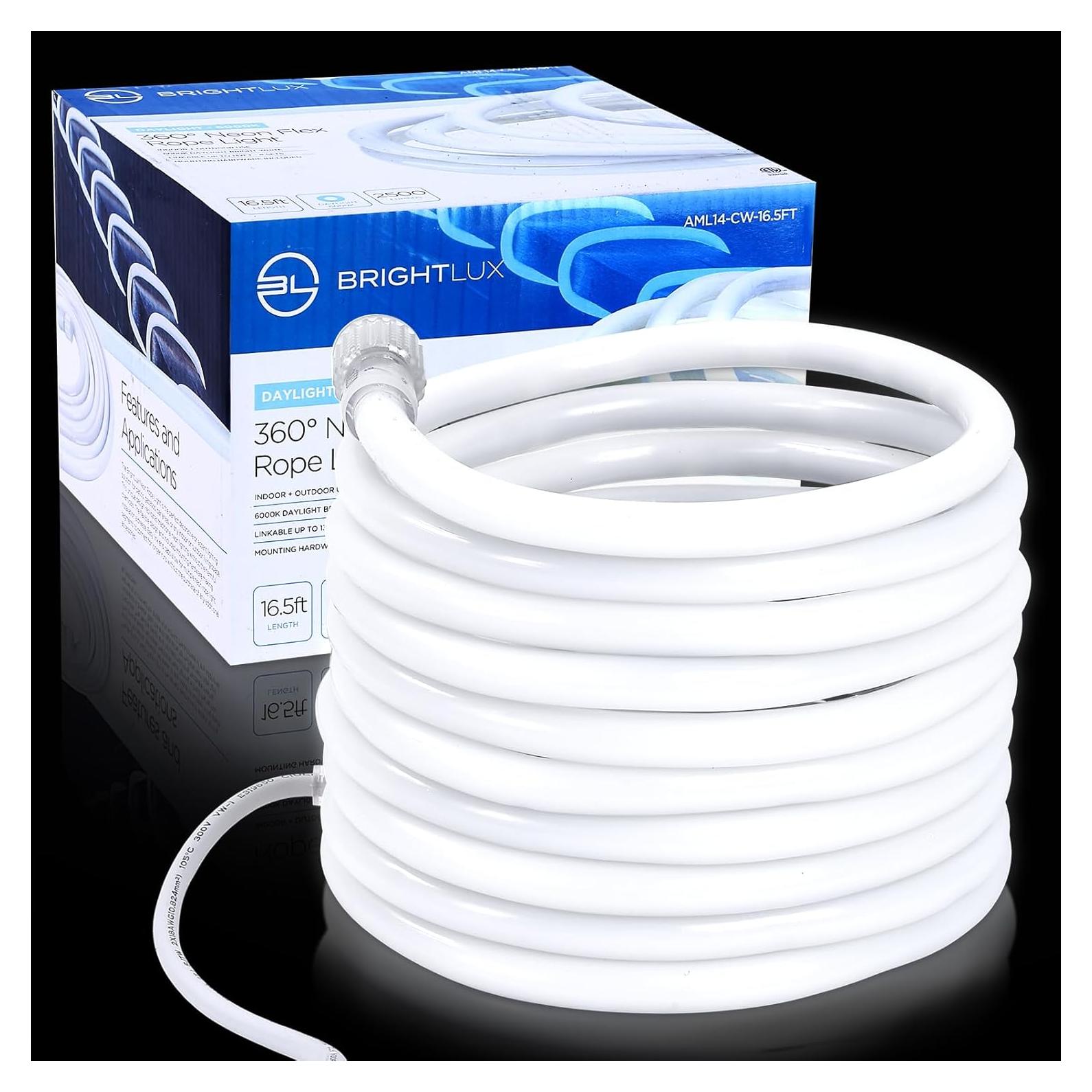 Luz de Cuerda LED BrightLux 5m 6000K Conectable Interior/Exterior