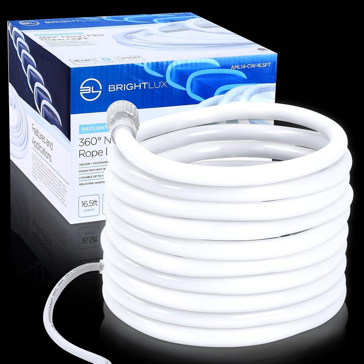 Luz de Cuerda LED BrightLux 5m 6000K Conectable Interior/Exterior