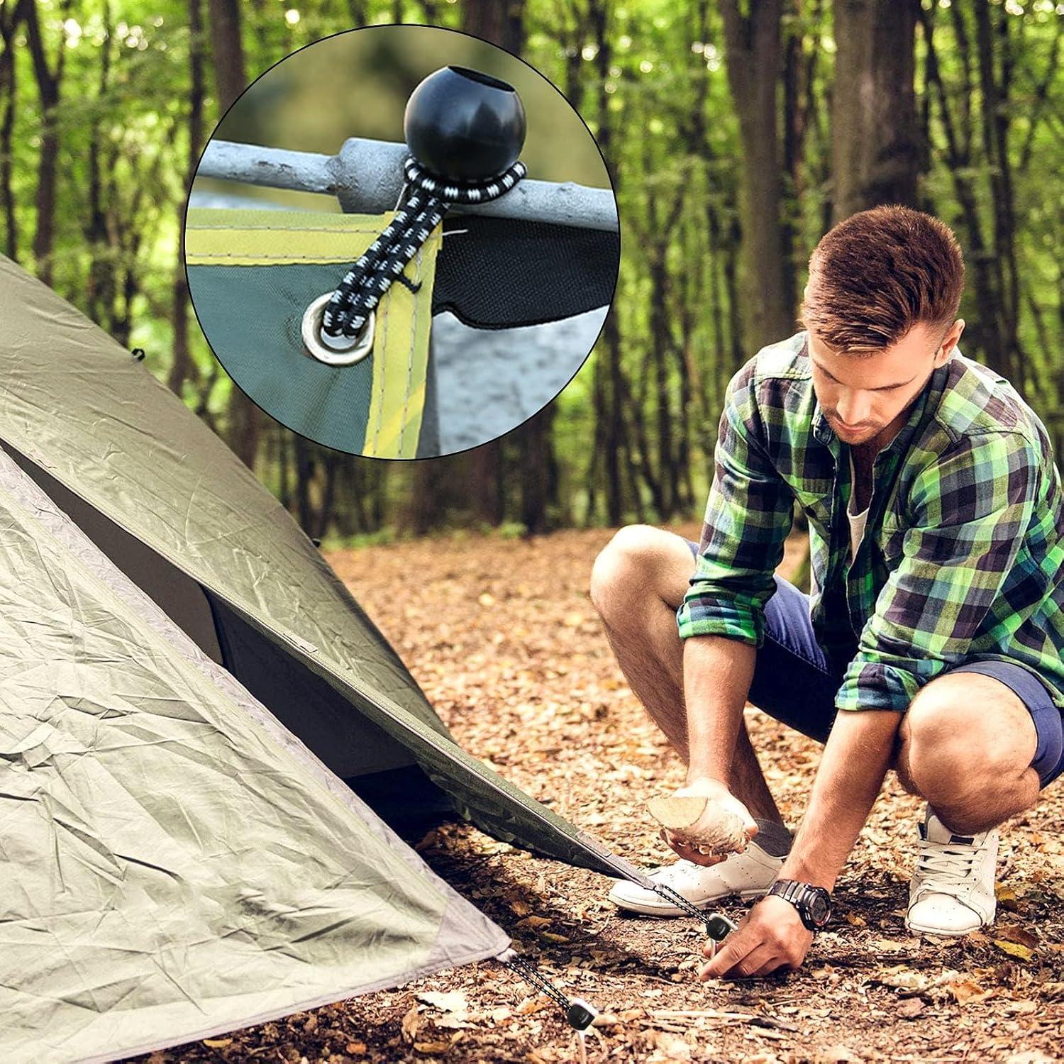 Paquete de 25 Bungees Elásticos CEDNQQWS 31.75 cm con Bola