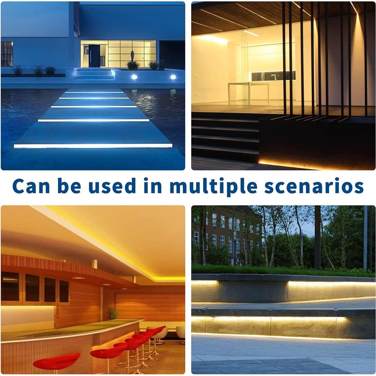 Luces de tira LED RGB FORT 10m IP66 impermeables con control remoto