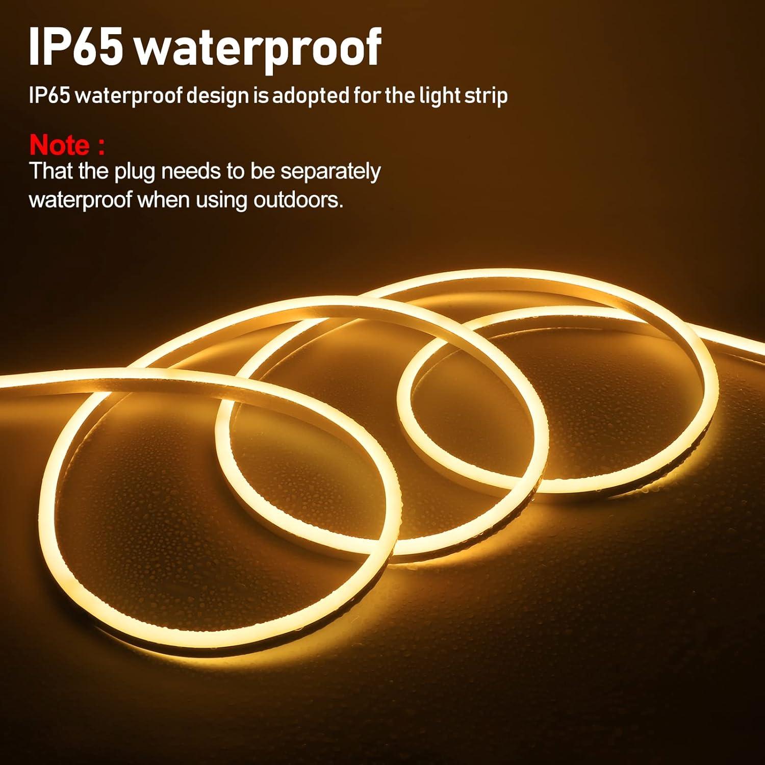 Luces de tira LED RGB FORT 10m IP66 impermeables con control remoto