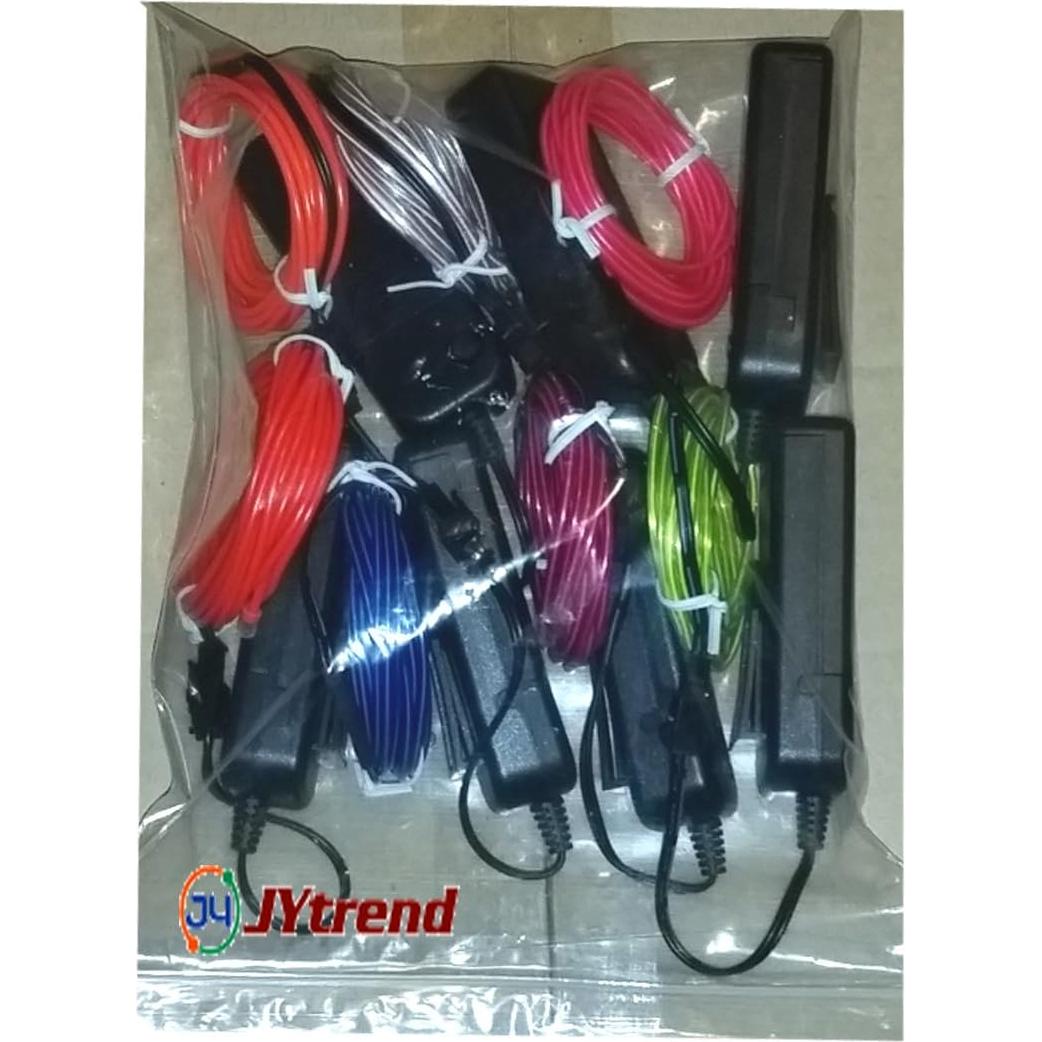 Paquete de 7 luces de neón JYtrend 2.7m colores variados