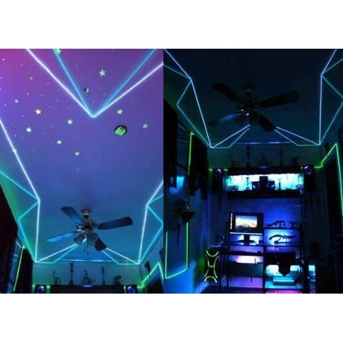 Paquete de 7 luces de neón JYtrend 2.7m colores variados