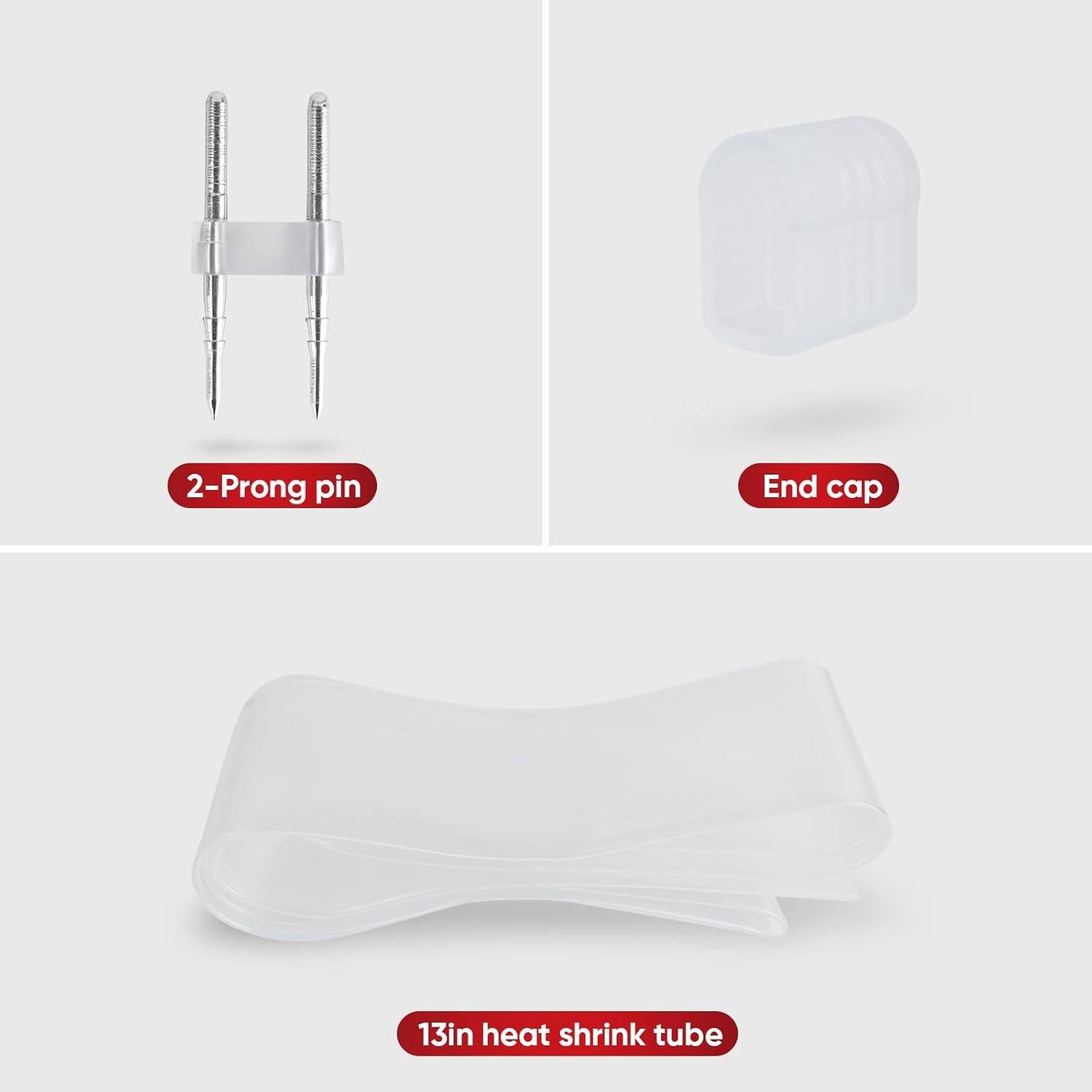 Paquete de 3 Cables de Alimentación Shine Decor 1.52m 110V