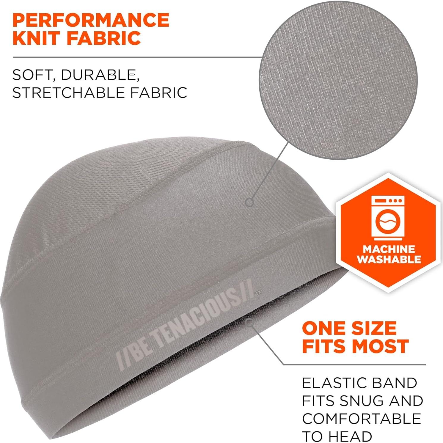 Gorra Enfriadora Ergodyne Chill Its 6632 UPF 50 Gris