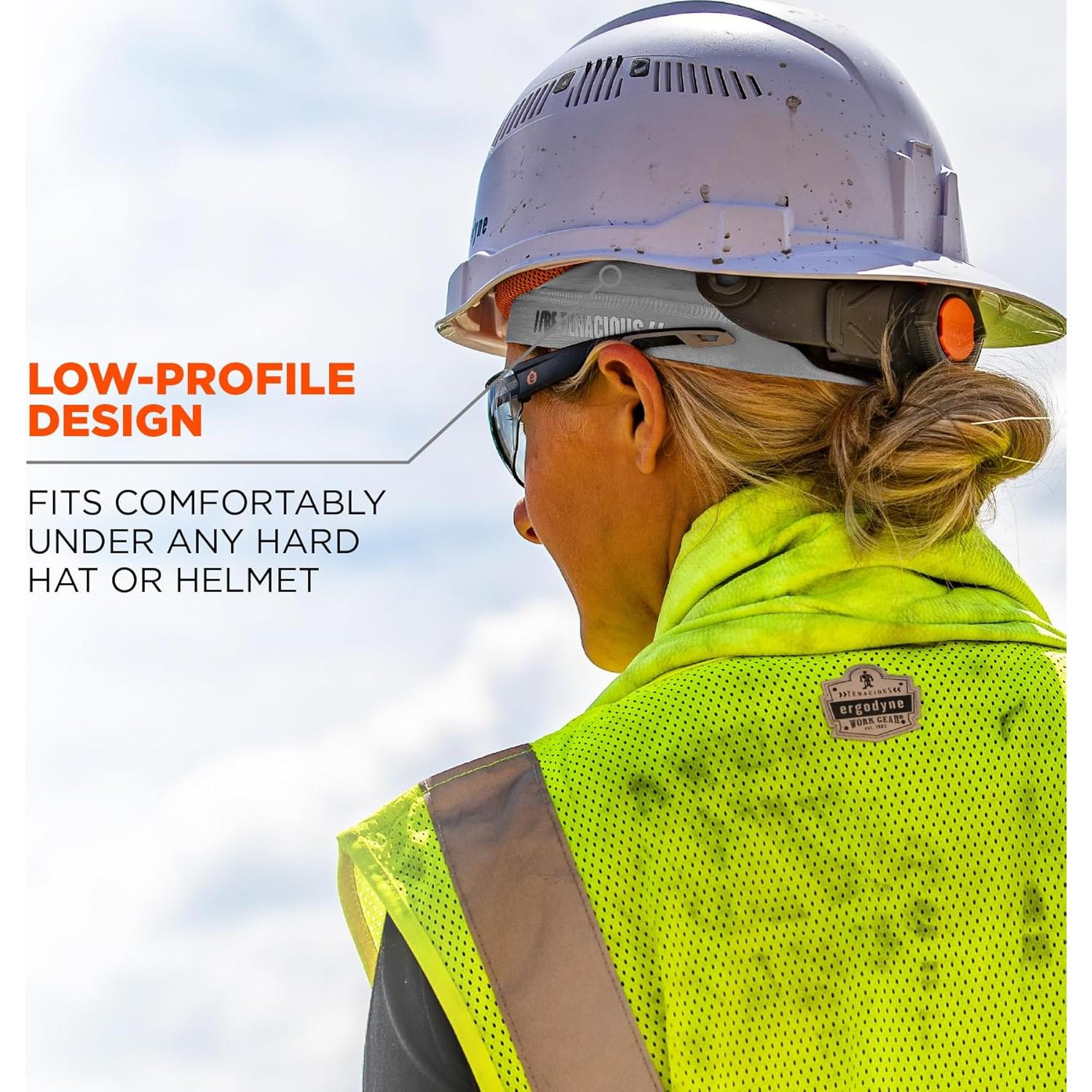 Gorra Enfriadora Ergodyne Chill Its 6632 UPF 50 Gris