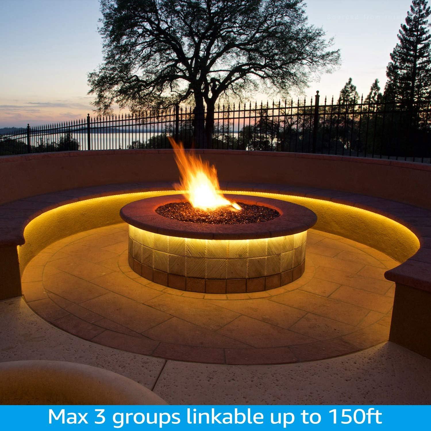 Luces LED de Cuerda TORCHSTAR 15.24m Ámbar IP67 Conectables