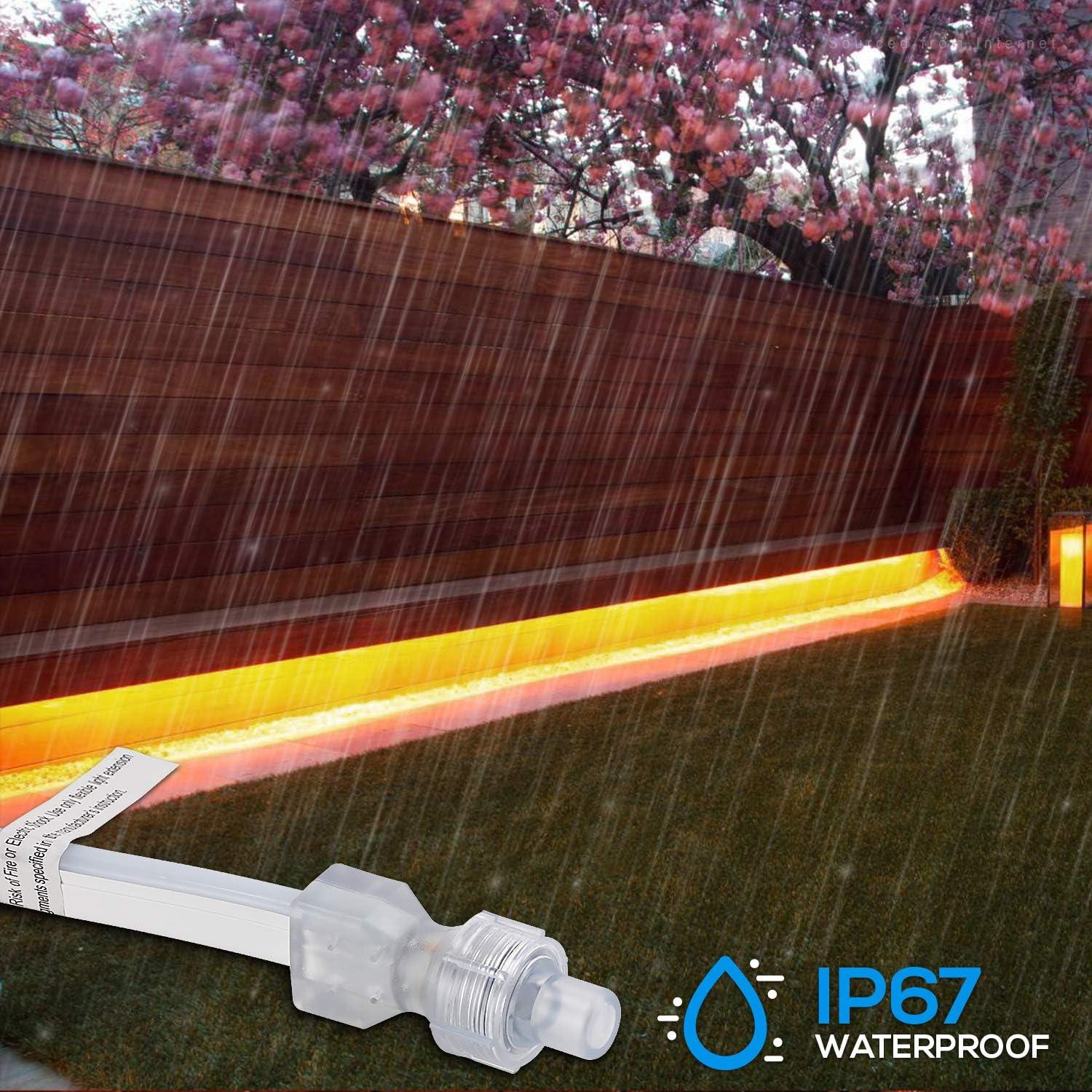 Luces LED de Cuerda TORCHSTAR 15.24m Ámbar IP67 Conectables