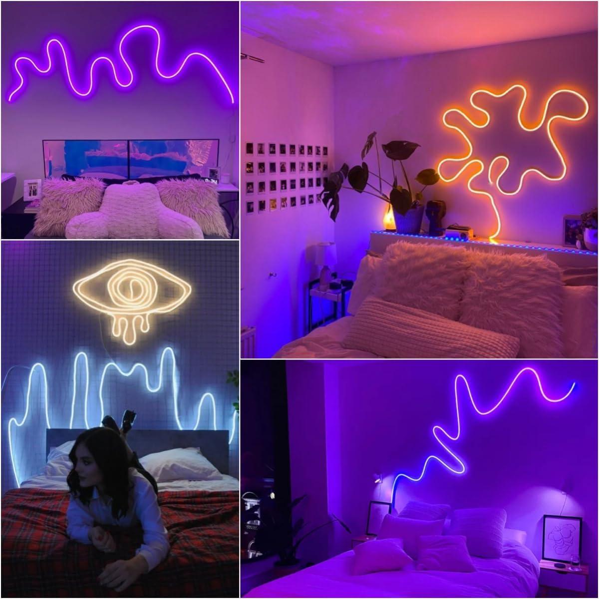 Soportes de Montaje para Luces de Neón Meevt 100PCS 6mm