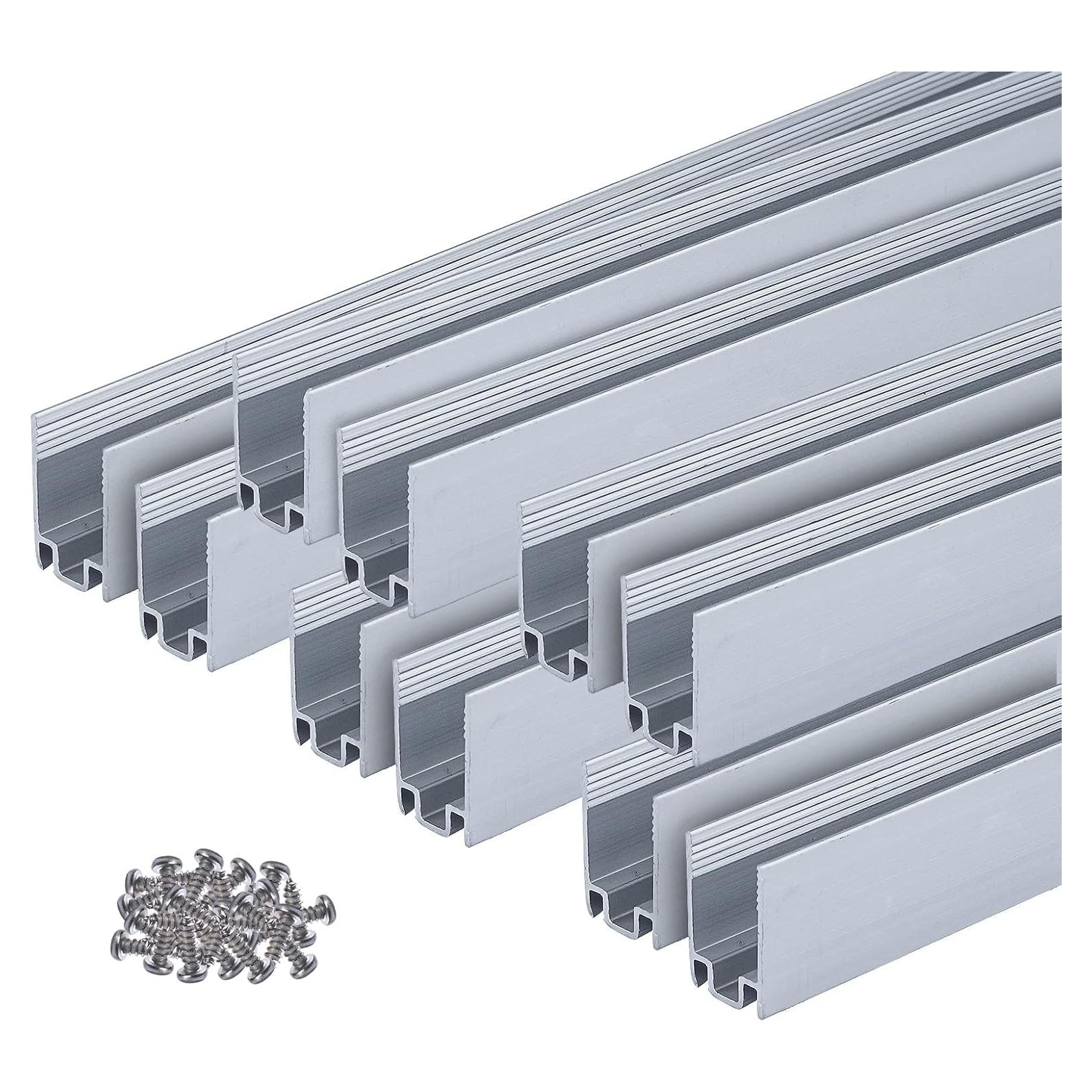 Canales de Aluminio GZBtech para Luz de Neón Única - 10 Piezas