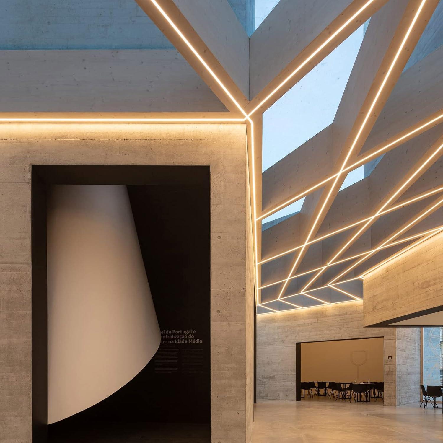 Canales de Aluminio GZBtech para Luz de Neón Única - 10 Piezas