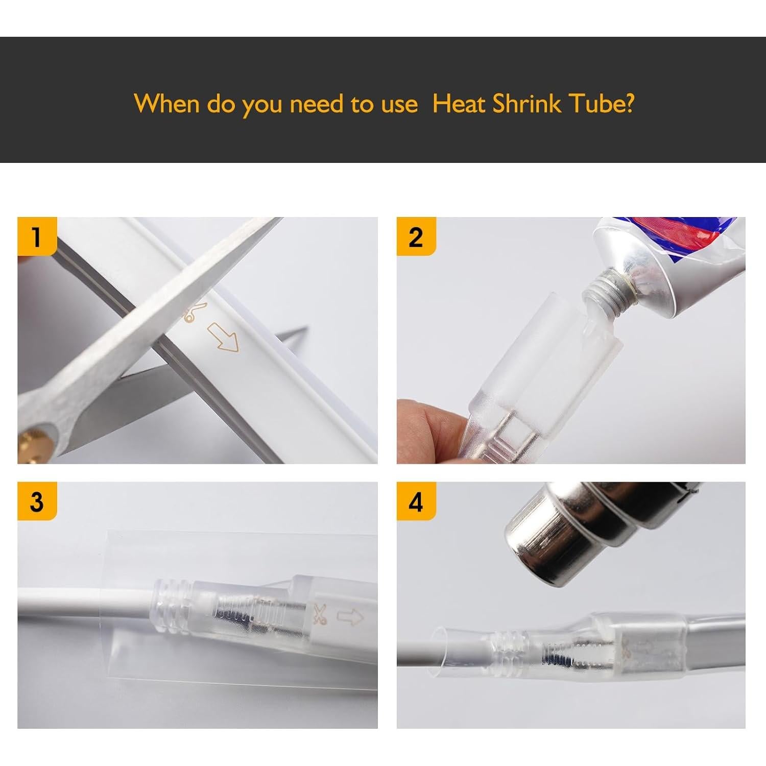 Conector y Cables para Luz Neón LED HRG 8x16mm 0.5m