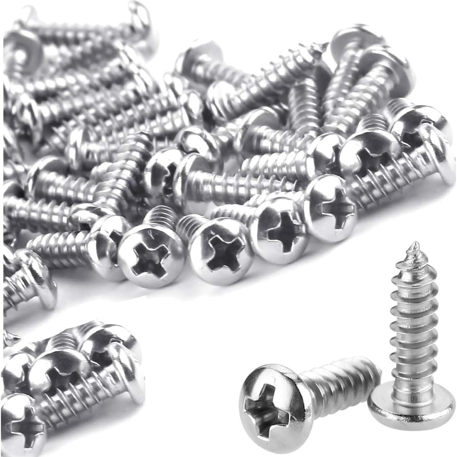 100 Clips de Cuerda LED TiTiToo + 200 Tornillos de 10mm