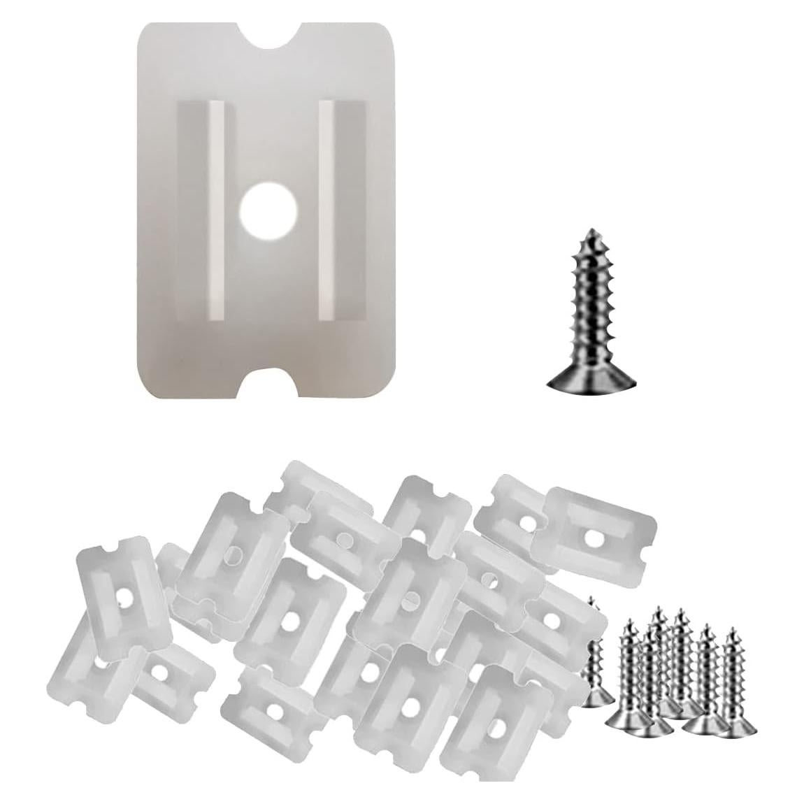 100 Clips LED Neón Dobestyou 6x12mm Material PP