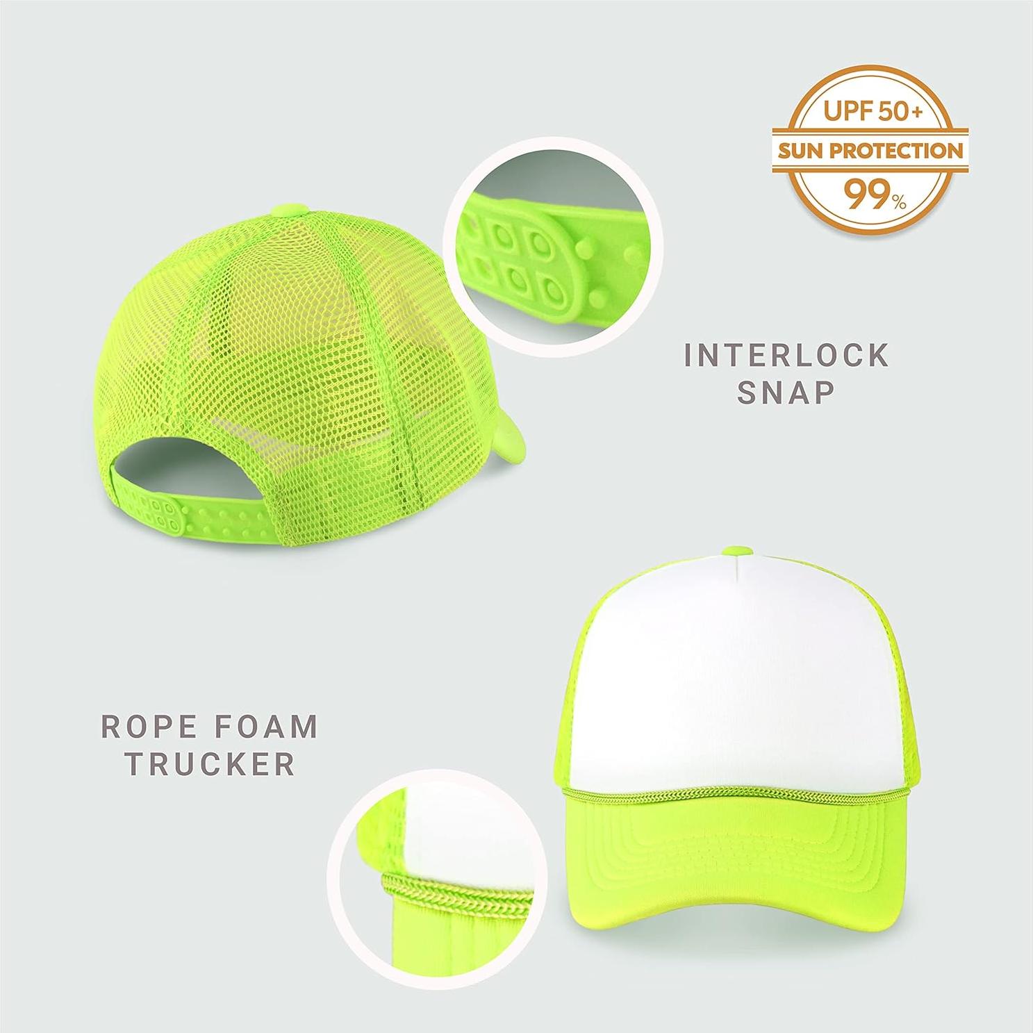 Gorra Trucker de Espuma Clásica ChoKoLids Blanca Unisex