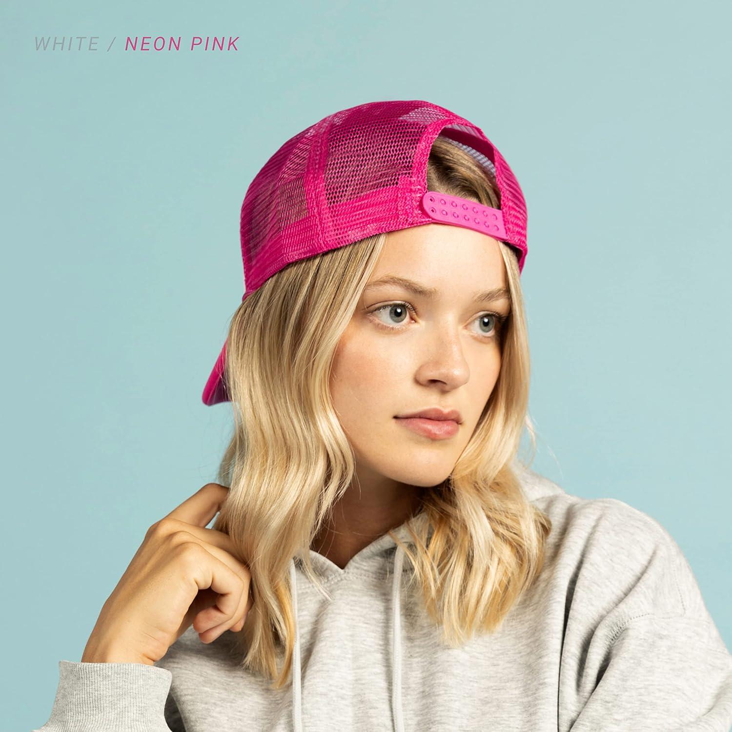 Gorra Trucker de Espuma Clásica ChoKoLids Blanca Unisex