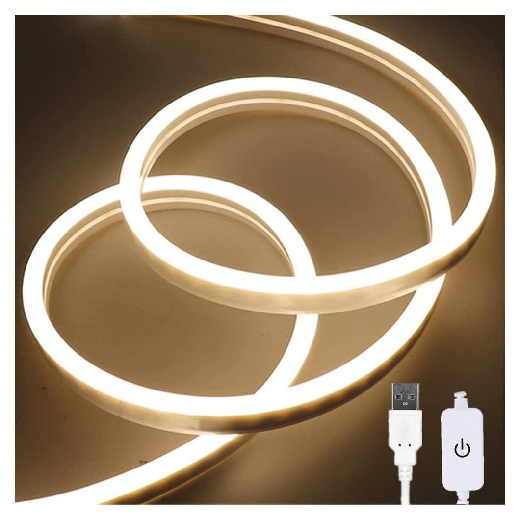 Tira LED USB 2m M.best Impermeable Flexible Luz Neón