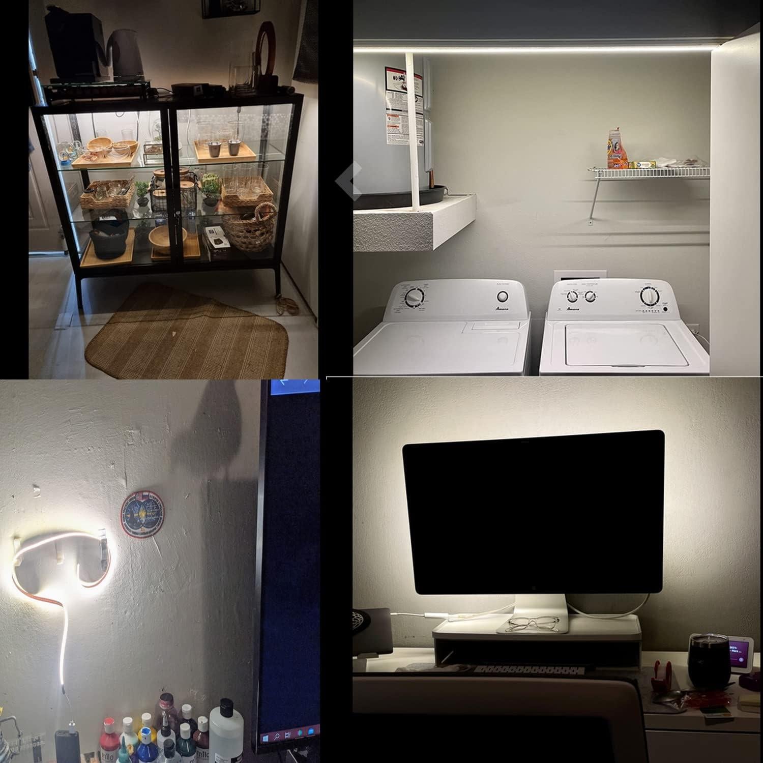 Tira de Luz LED USB 5V 1.5m DepHen 480 LEDs COB 4000K