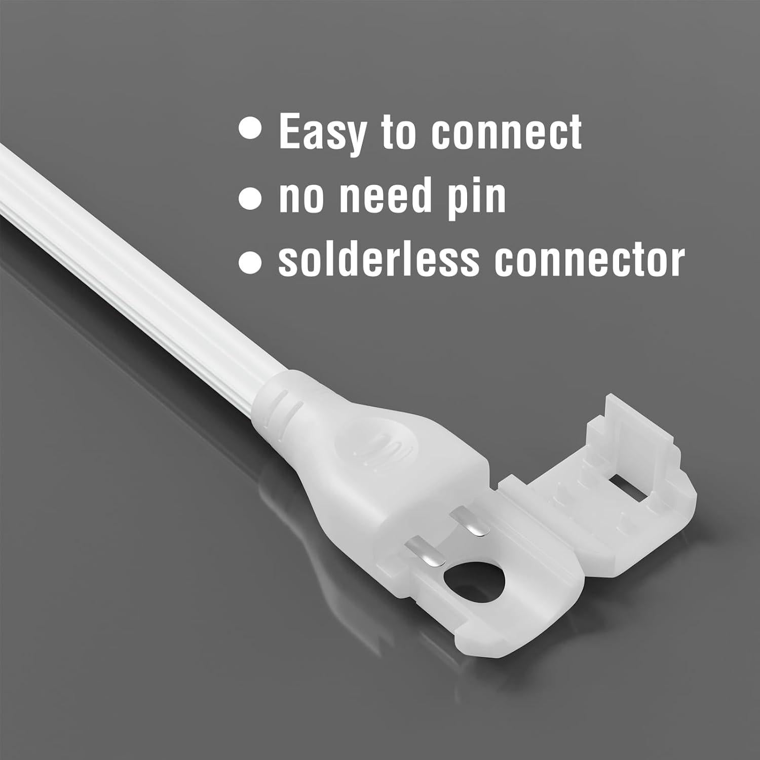 Paquete de 3 Cables de Alimentación HRG para Luz Neón COB 1.5m