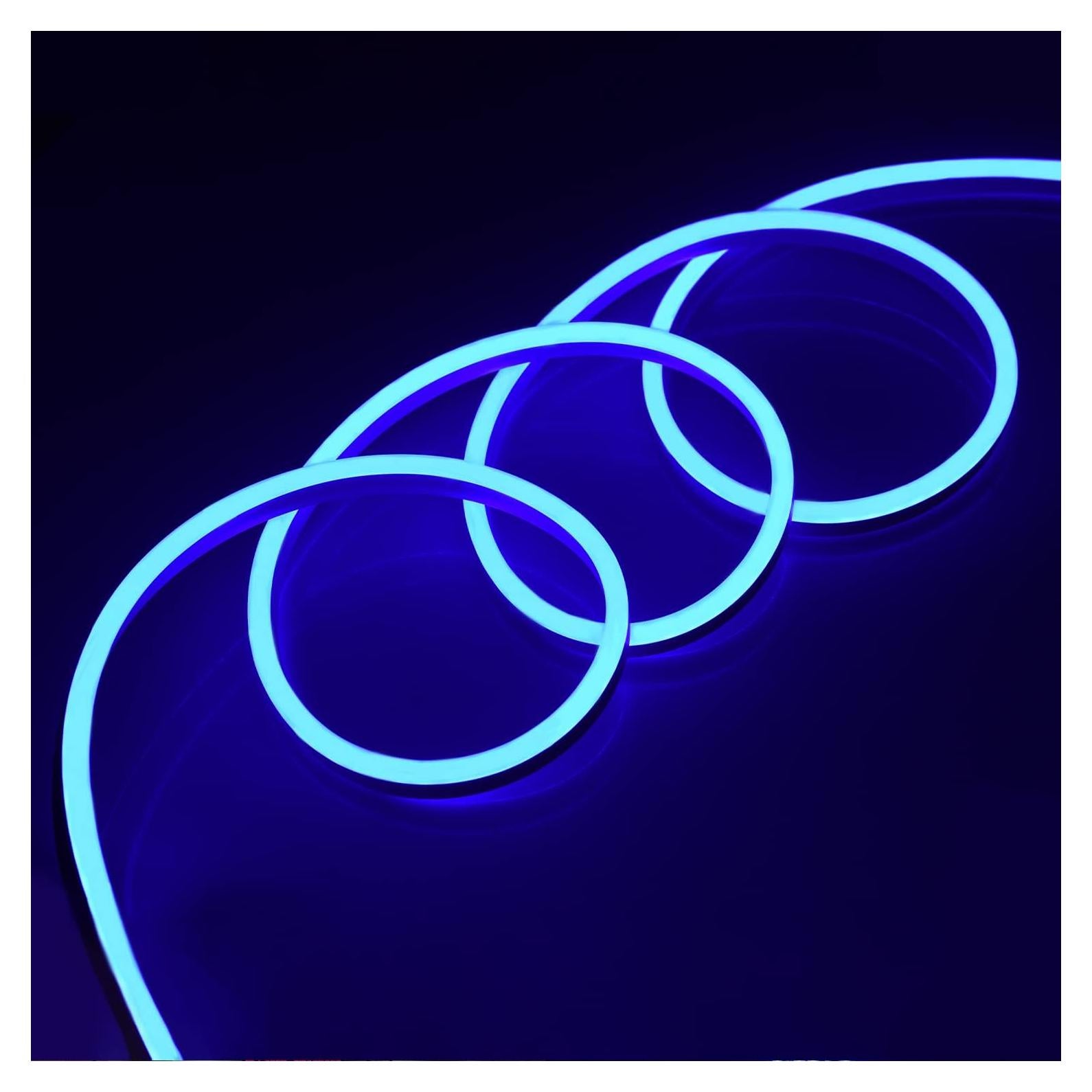 Luces de Cuerda de Neón 3m 110V LED Azul Impermeable