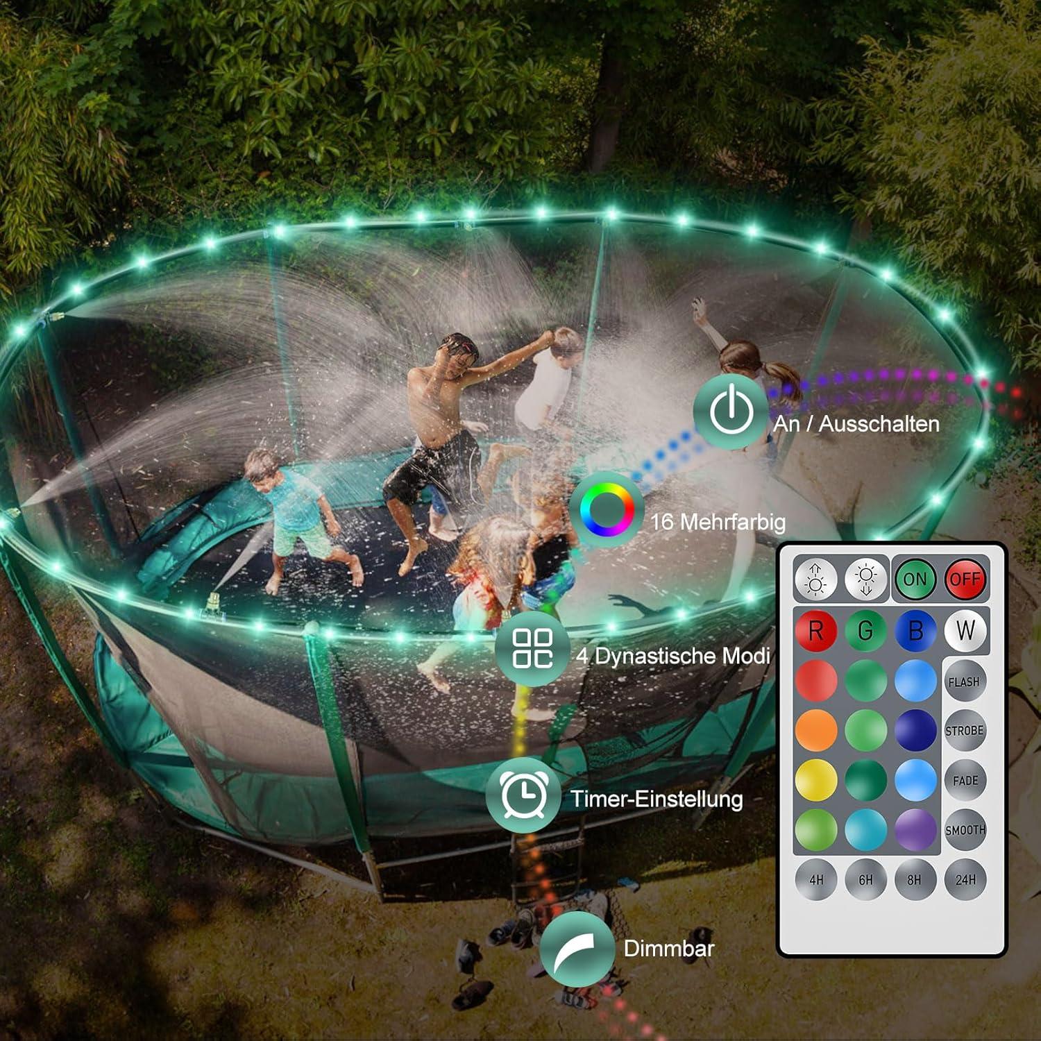 Luces de Cuerda Echosari 16m RGB a Pilas con Control Remoto