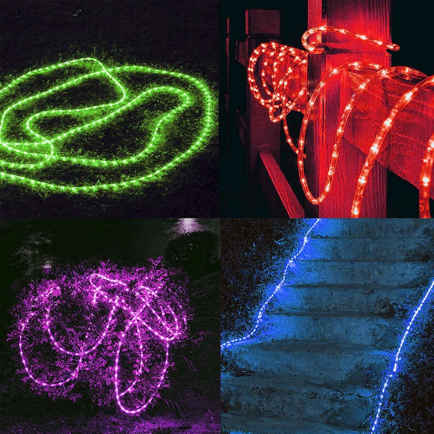 Luces de Cuerda Echosari 16m RGB a Pilas con Control Remoto