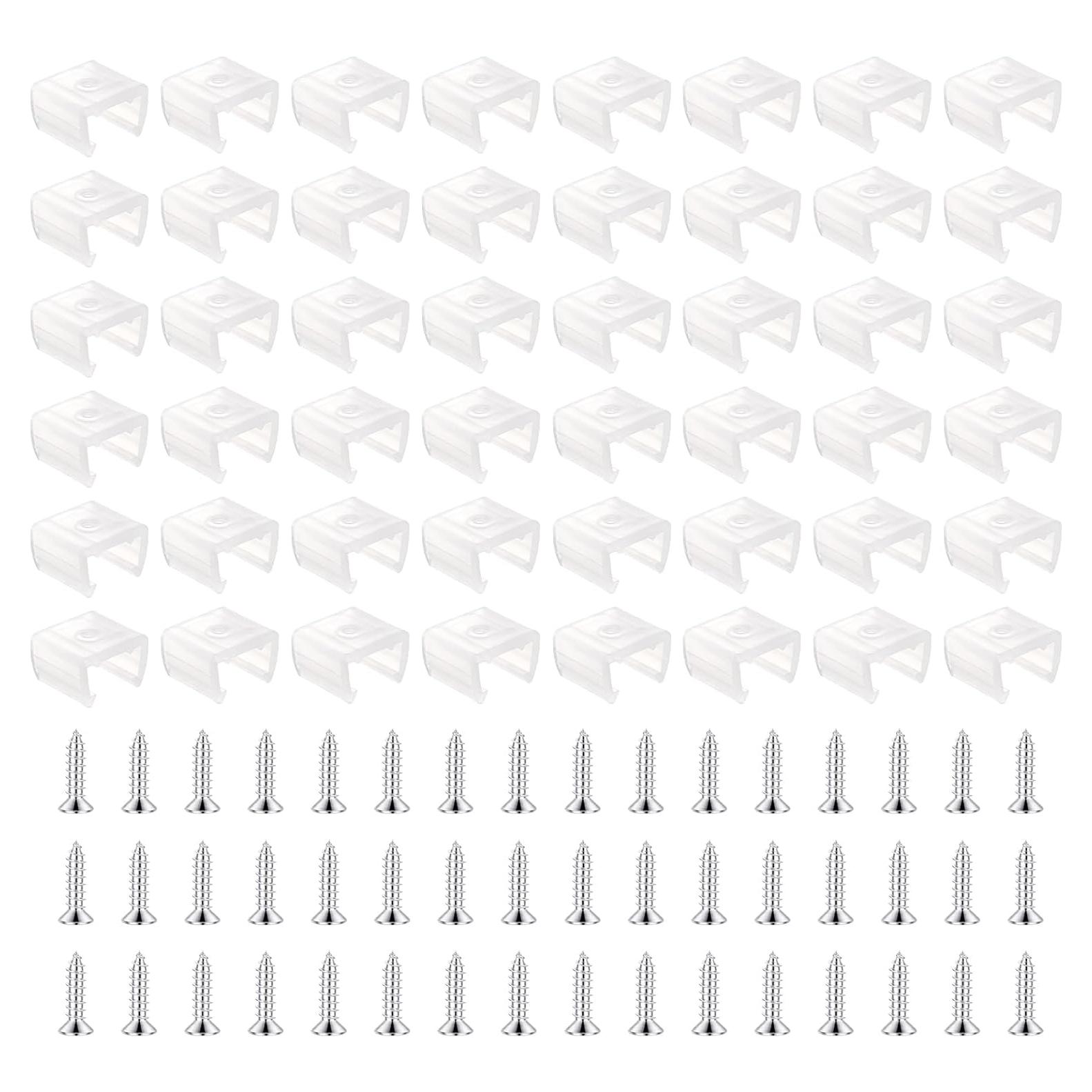 120 Clips de Montaje LED Neón QfwdfcTrenz 12-14mm Reutilizables