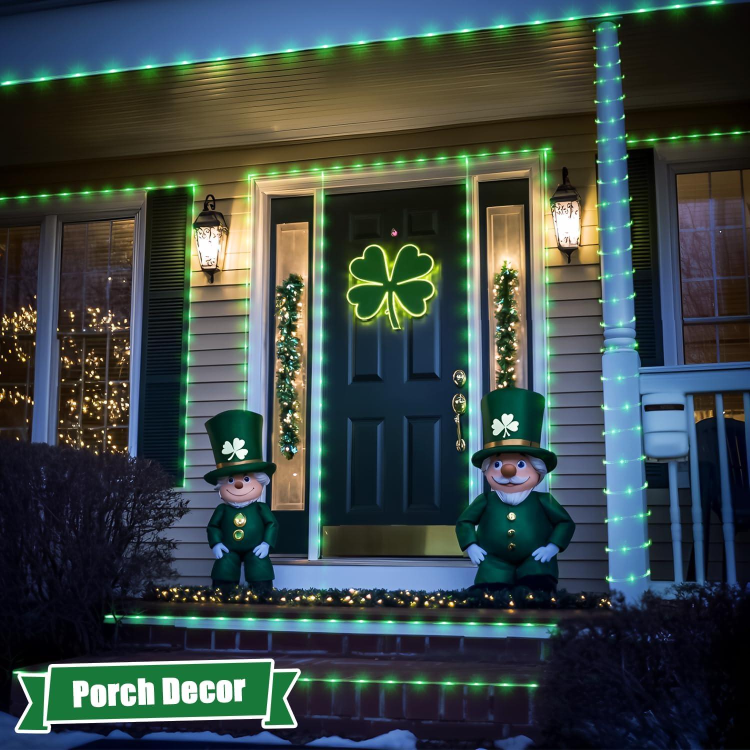 Luces de Cuerda Verde a Batería 200LED con Control Remoto