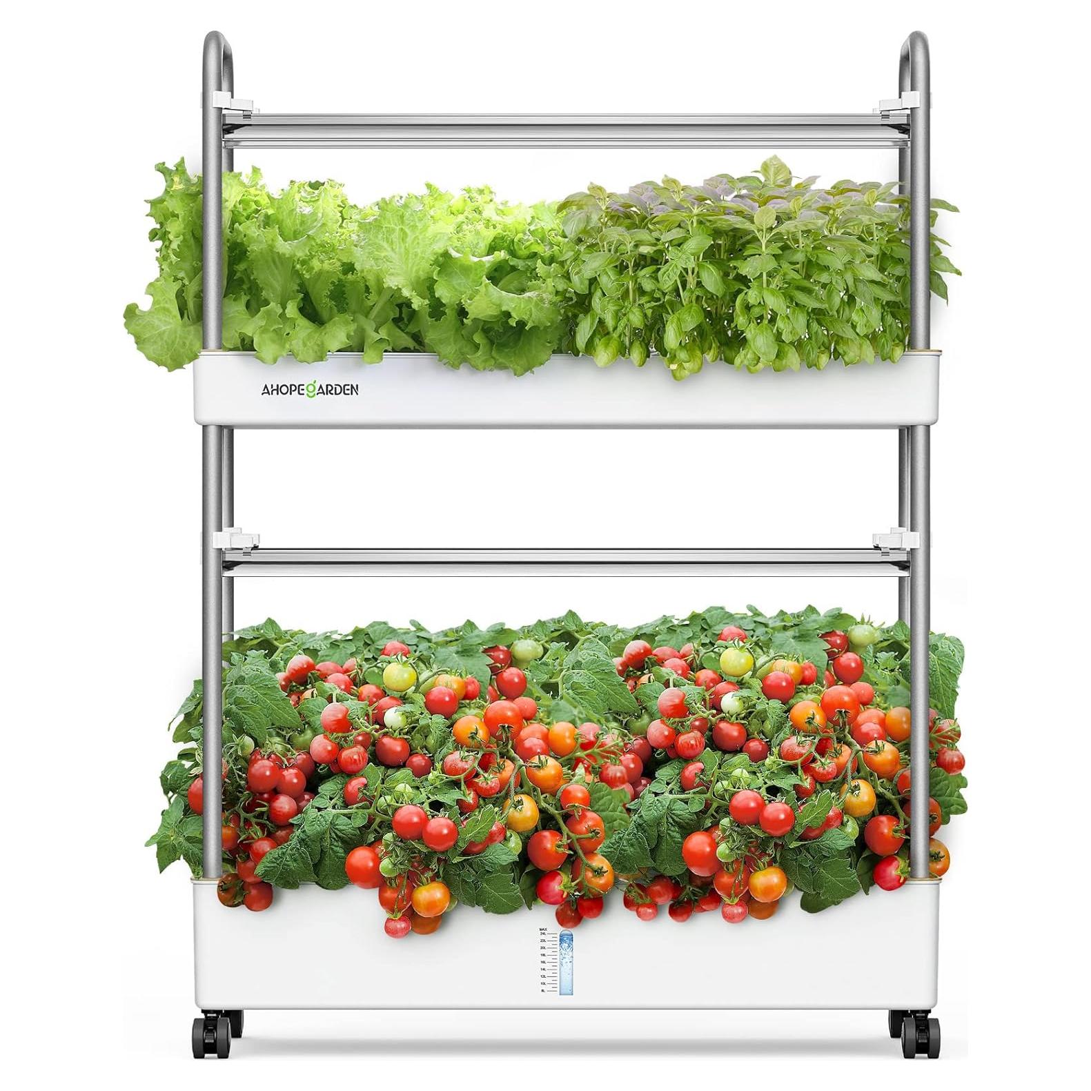 Kit Hidropónico Ahopegarden 60 Cápsulas con Luz LED