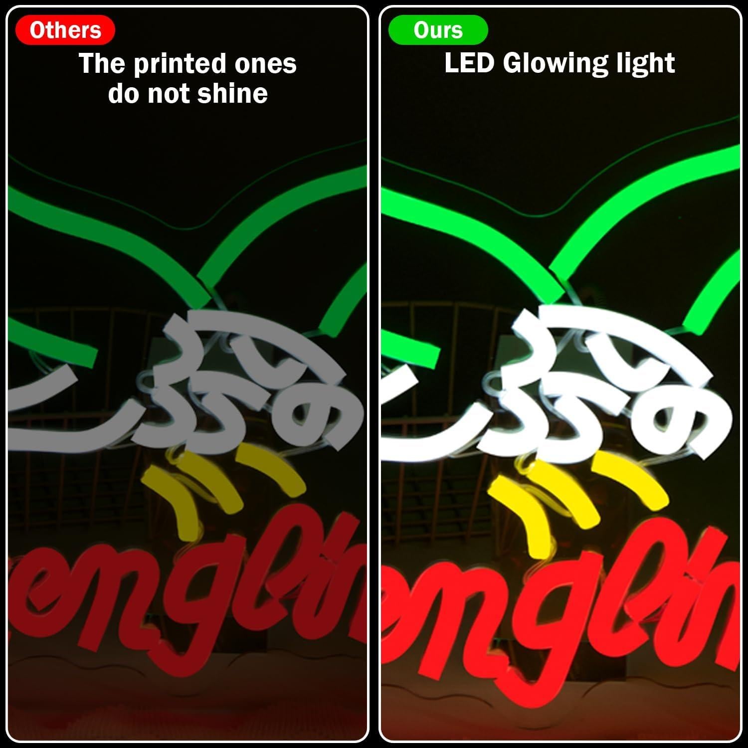 Luz de Neón Regulable Cerveza Águilas Rojas YvuYamg 15.7x5.6cm