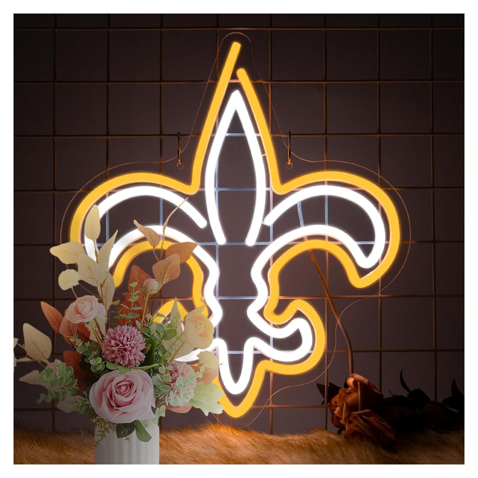 Letrero de Neón LED Saly Ror Fútbol para Hombre 36.3x32cm