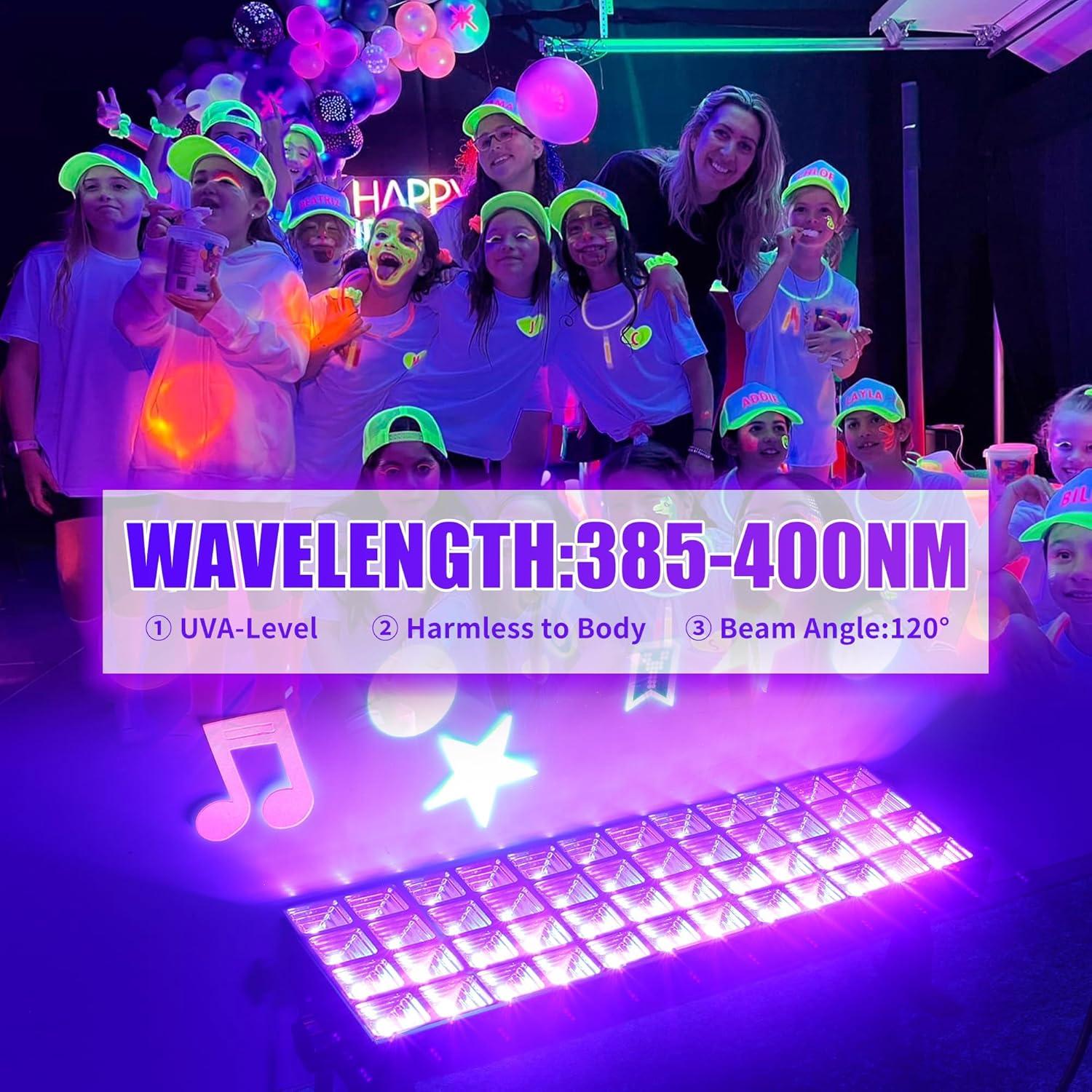 Barra de luz negra 100W SHGPODA impermeable IP66 1.8m