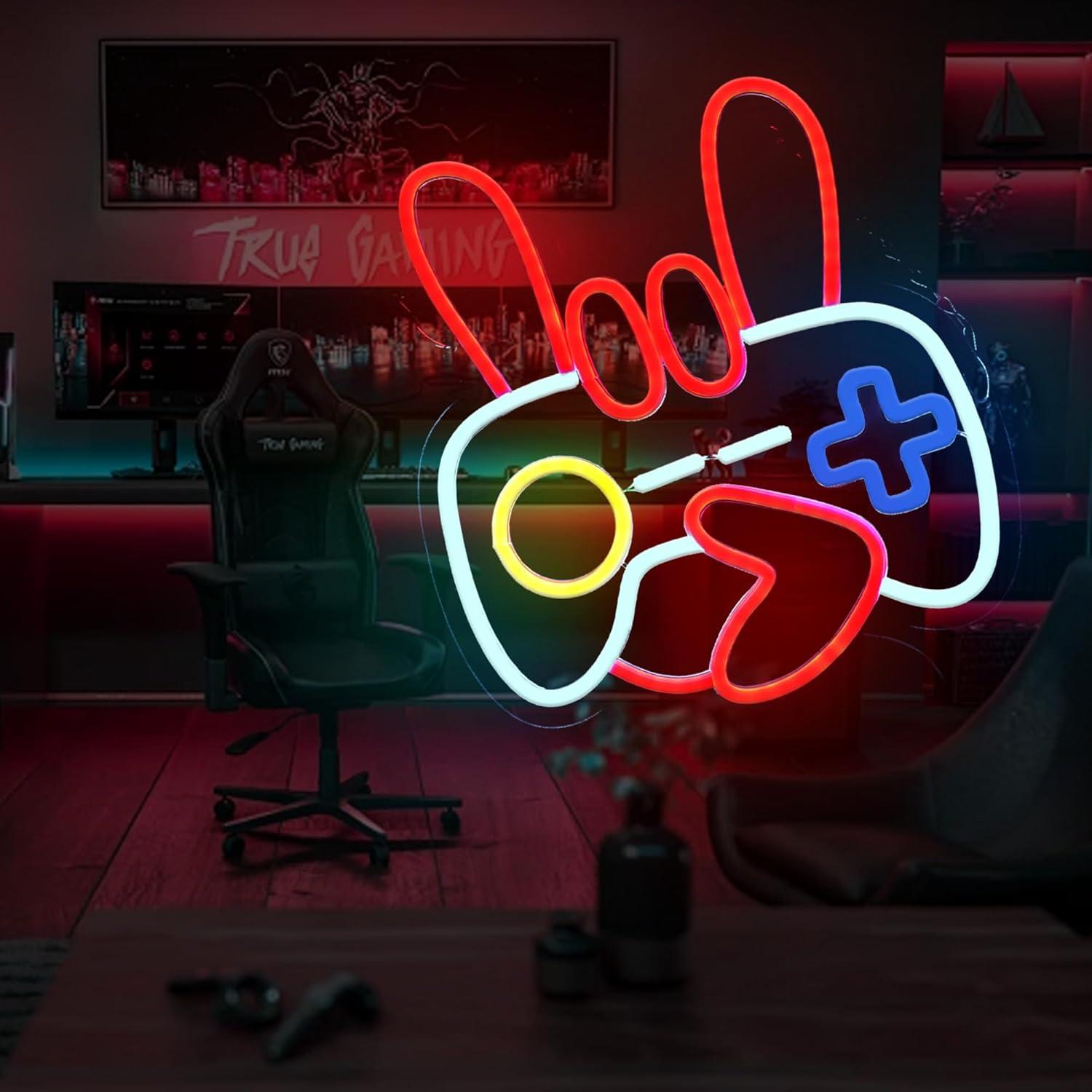 Luz de Neón LED TAGEEKOO Controlador Rojo para Pared