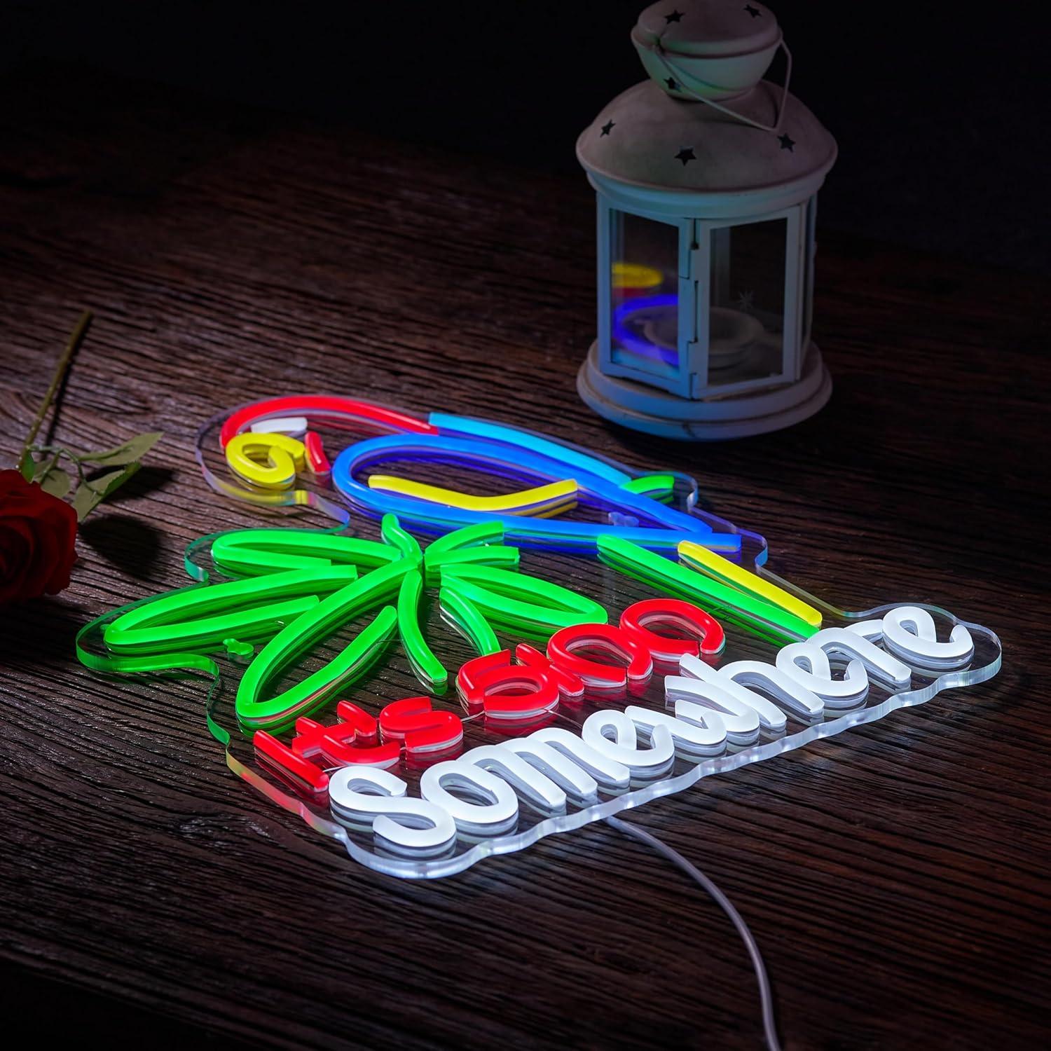 Cartel de Neón LED Regulable Hoyoelec 420mm x 320mm USB