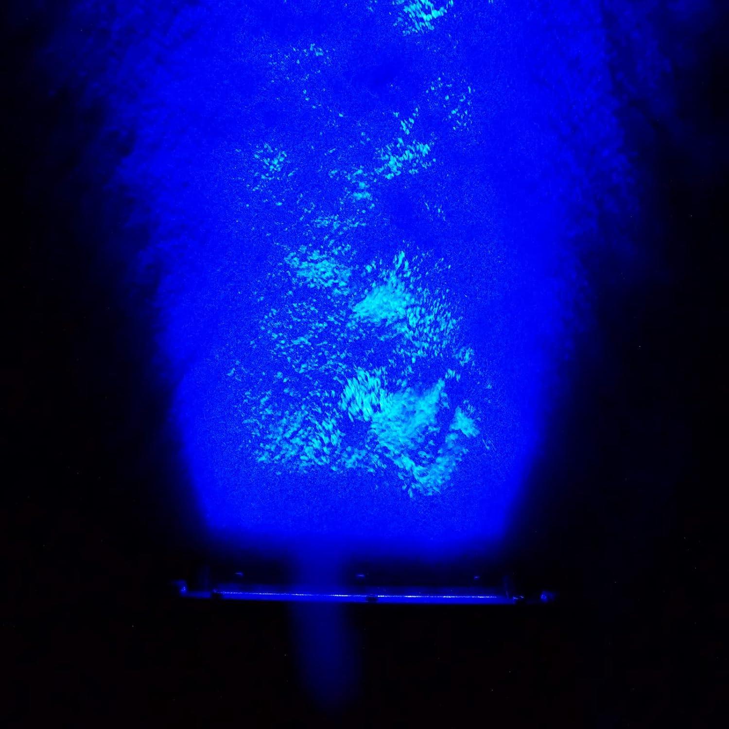 AUXMOTEC Barra de Luz LED Azul 36W 7200Lm 12V 24V Off-Road