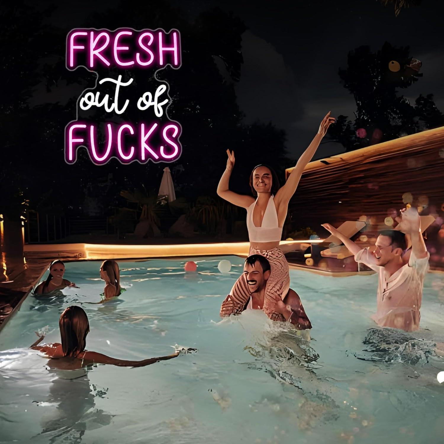 Luz de Neón Rosa LED Whfobfe Decoración de Pared USB 43.4x33.8cm