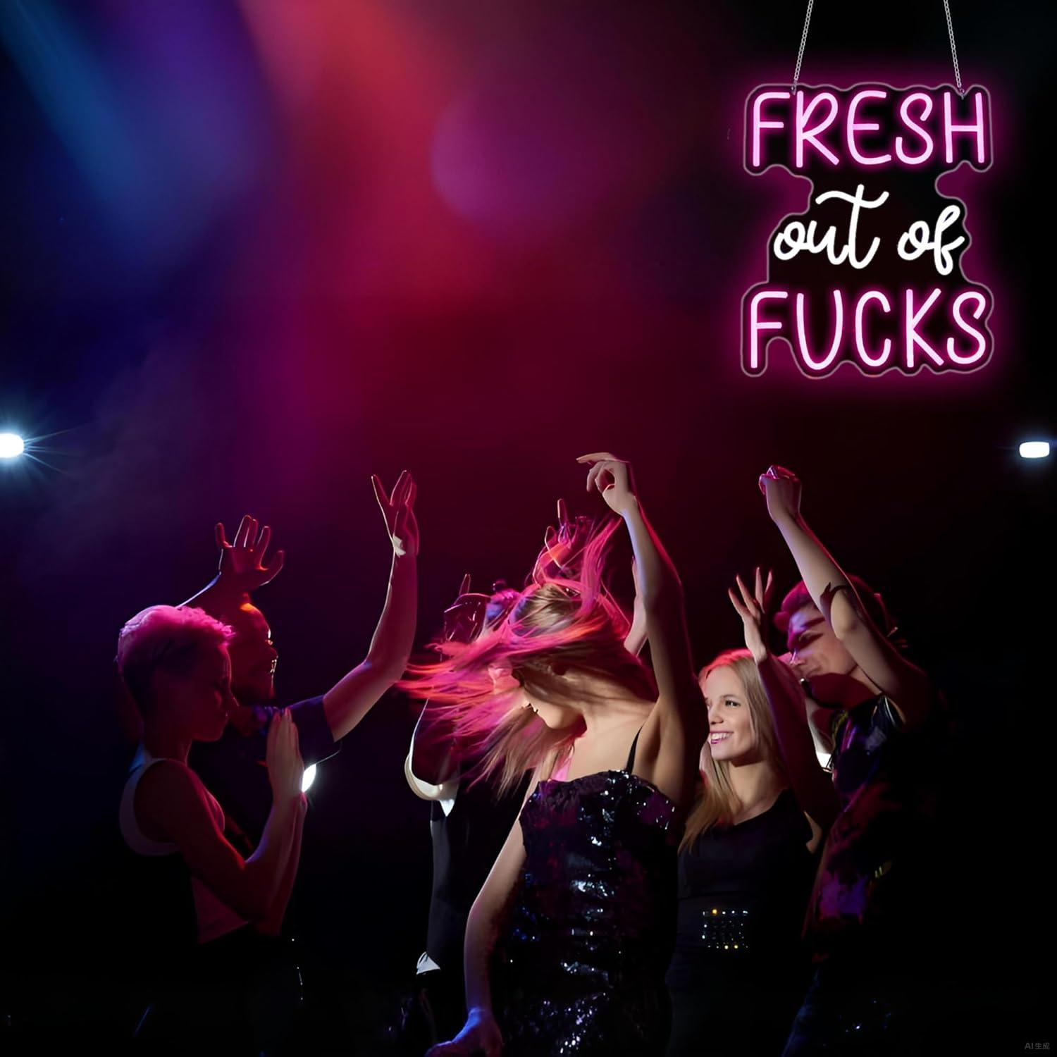 Luz de Neón Rosa LED Whfobfe Decoración de Pared USB 43.4x33.8cm