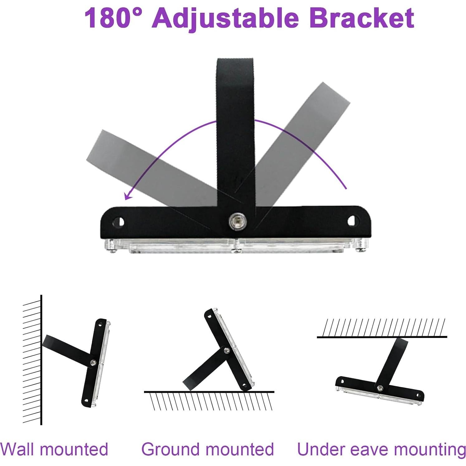 Luz Negra LED UV 300W Indmird con Soporte Ajustable 1.5m