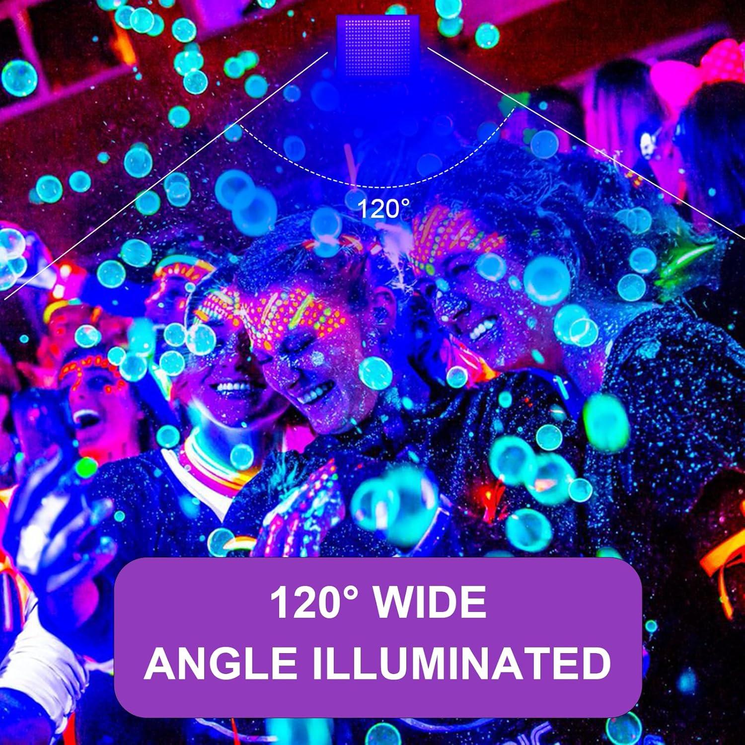 Luz Negra LED UV 300W Indmird con Soporte Ajustable 1.5m