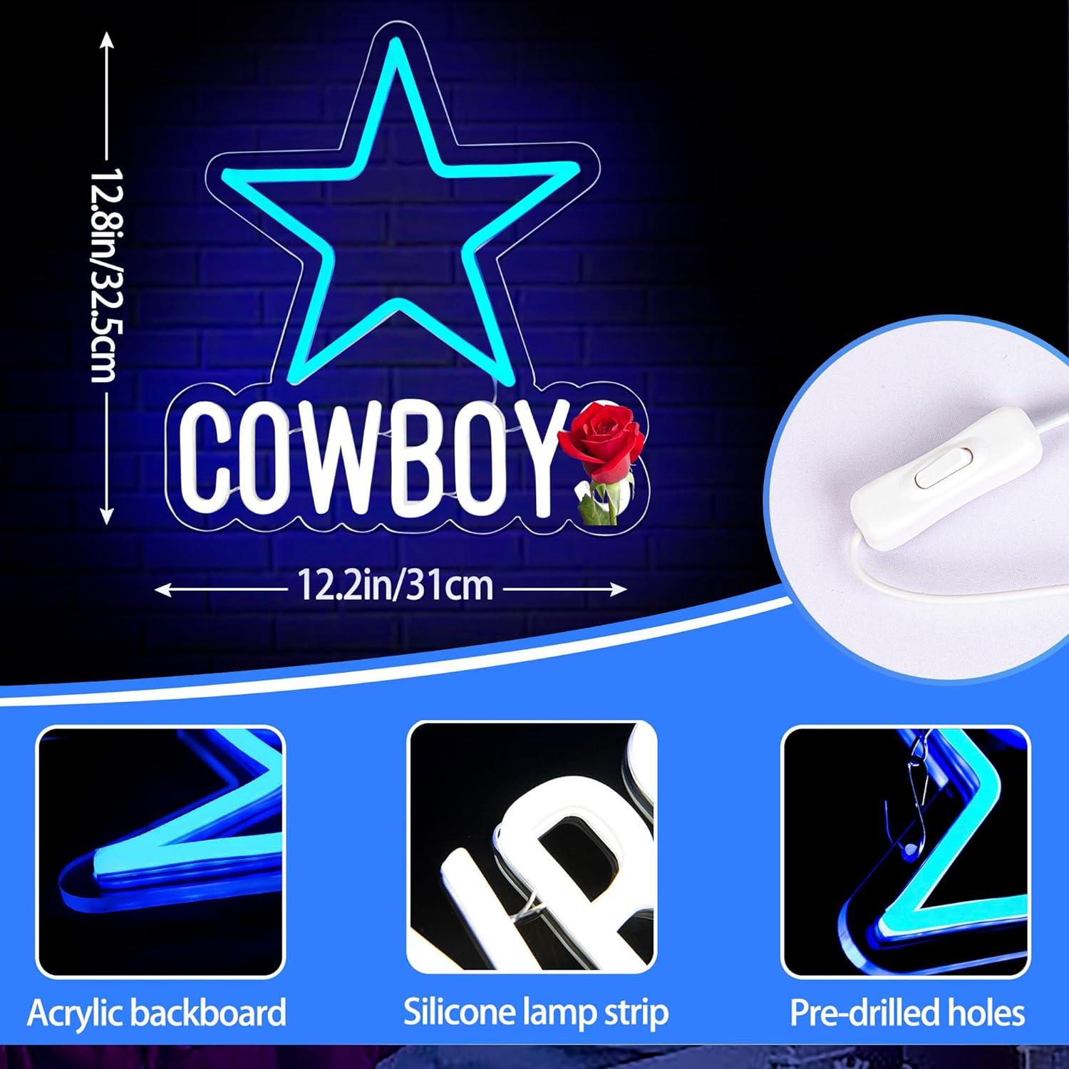 Luz de Neón de Fútbol Brineon 31x32.5cm Decoración Pared